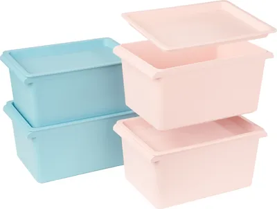 Produktbild von VBS Stapelbox mit Griffleisten, 4 Stück