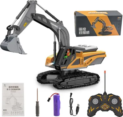 Produktbild von Alloy Engineering Vehicle Remote Control Bulldozer Dump Truck Elektrospielzeug
