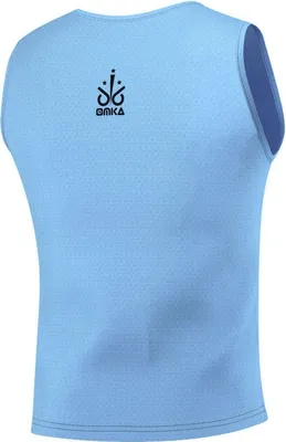 Produktbild von 12 Stück OMKA Fußball Leibchen Trainingsleibchen Markierungshemd Fußballleibchen, Farbe:Mittelblau, Bibs:Senior (L)