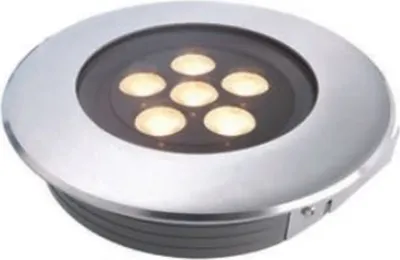 Obrázek produktu pro LED zapuštěné podlahové svítidlo Flat I RGB Ø 173 mm stříbrná IP67