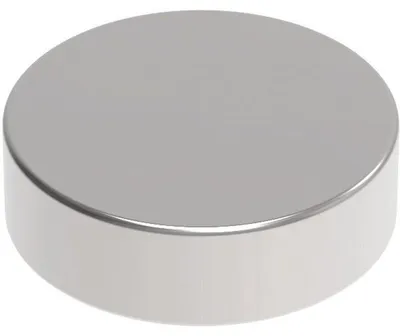 Zdjęcie produktu dla MAUL Magnes okrągły 10 sztuk 2 kg stal metalowy neodymowy magnetyczny Ø 1 x 0,3 cm srebrny