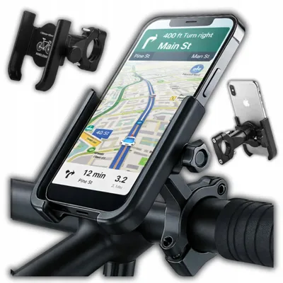 Produktbild von Robuste Handyhalterung für Fahrrad Motorrad 360° drehbar