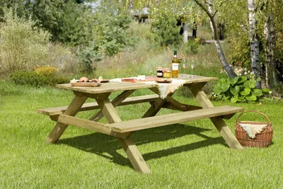 Produktbild von T&J ELLA Picknicktisch B 180 x T 170 x H 75 cm
