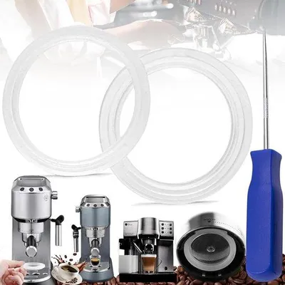 Produktbild von Kaffeefilterdichtung - 2 Stück - Kaffeezubehör - Ersatz für EC685 EC680 EC850 EC860