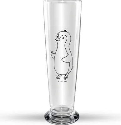 Produktbild von Mr. & Mrs. Panda Bierglas Pinguin Marienkäfer - Transparent - Geschenk, Kleine Wunder, Lebensfreude, Glasbierglas, Glück, Trinkglas, Glasbecher, Bier Glas, Aufmerksam