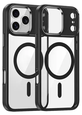 Obrázek produktu pro Pro Apple iPhone 17 Pro Camera Ring MagSafe TPU Hybrid Protective Cover Black