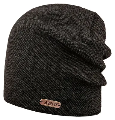 Areco Beanie in schwarz