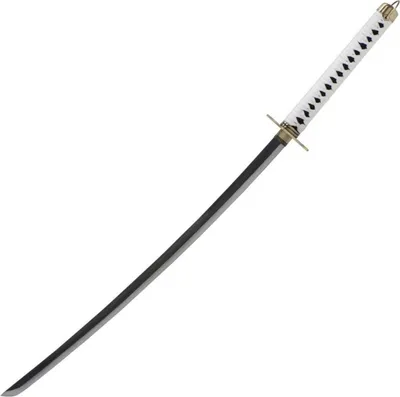 Produktbild von Deko Katana Wado-Ichi-Monji mit weißem Griff und schwarzer Scheide