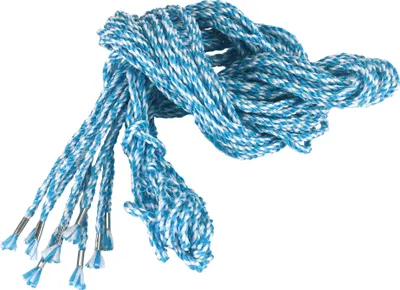 Produktbild von Kerbl Gerüststrick 10-er Pack blau-weiß 2,5 m - 8mm stark