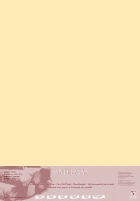 Produktbild von Clairefontaine Papier für Pastellmalerei, 5 Bogen 70x100cm Maisfarben 296023C