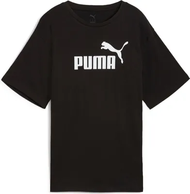 Produktbild von Puma Ess N1 Logo Relaxed Kurzarm-t-shirt Schwarz XS Damen Schwarz XS