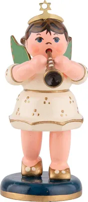 Produktbild von Engel mit Klarinette (6,5cm) von Hubrig Volkskunst