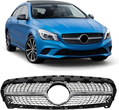 Produktbild von Kühlergrill DIAMOND, passend für MERCEDES CLA C117 W117 2013-2017, Frontgrill