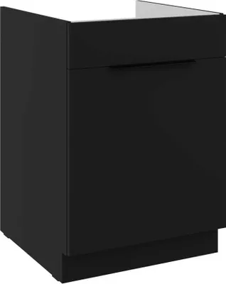 Produktbild von Spülenschrank Siena schwarz 60 ZL 1S BB mit Auszug