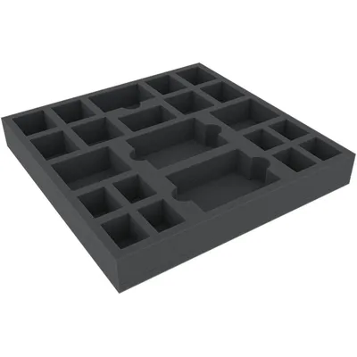 Obrázek produktu pro Pěnová vložka 295 × 295 × 40 mm, 22 přihrádek na stolní hry