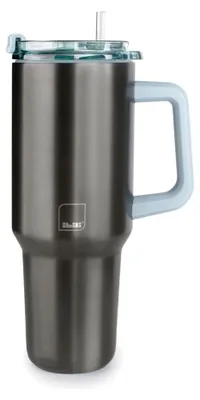 Produktbild von Ibili Thermosbecher, Edelstahl, 9,5 x 26 cm, 900 ml, silber