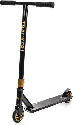 Produktbild von meteor Stunt Scooter 360 Spin Tricks Edition Trick Bar Kinder Sprung Kickboard ABEC 7 Tracker PRO gold
