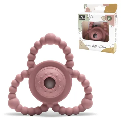 Obrázok produktu pre Lorelli Silicone Rattle-Teether silikónové hryzátko s hrkálkou pre bábätká od 0+ mesiacov BPA free na zúbkovanie a úchop