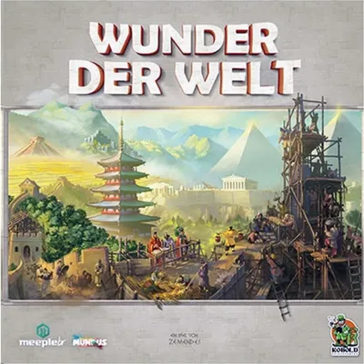 Produktbild von Brettspiel Wunder der Welt – Strategie zum Errichten antiker Städte mit Monumenten