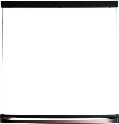 Productafbeelding van LED-kandelaar SINGAPUR, zwart-bruin, 80W, warm wit licht, 4400lm, metaal, afmetingen: 190x123x30cm, IP20, Maxlight