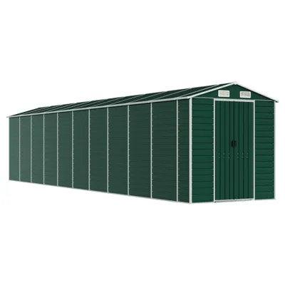 Immagine prodotto di vidaXL Casetta da giardino Verde 191x895x198 cm Acciaio zincato