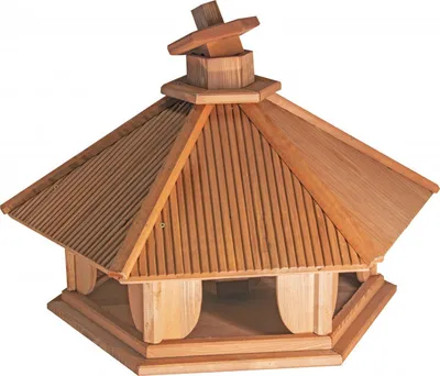 Produktbild von 4iQ Massivholz-Vogelfutterhaus KUKUŁKA VI 50,5x58,5x48 cm