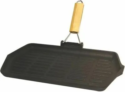 Immagine prodotto di Padella rettangolare in ghisa per grigliate - 335 x 195 cm