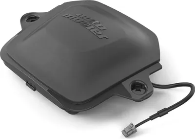 A black electronic module with a wire and connector attached, shown on a white background.