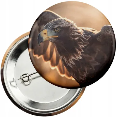 Image de Badge à épingle 59mm - Animaux PTAK ORZEŁ