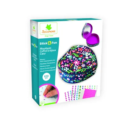 Image de Set de bricolage pour enfants Sycomore, Autocollants, +5 ans