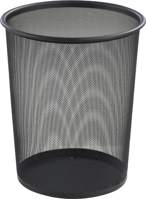 Produktbild von Papierkorb - Schwarz - Metallgeflecht - 20 Liter