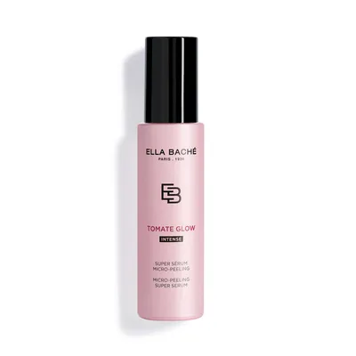 Produktbild von Ella Baché Tomato Glow Micro Peeling Power Serum 30ml - Smoothing Serum for Pale Skin with Antioxidants AHA Trio and Vitamin C - Skin Renewal Treatment Against Imperfections