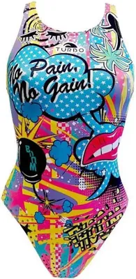 Produktbild von Turbo Crazy Comic Badeanzug Mehrfarbig 3XL Frau Mehrfarbig 3XL