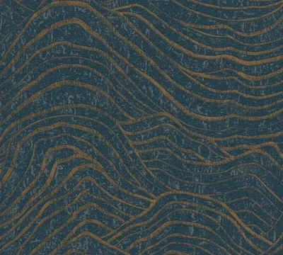 Produktbild von Vliestapete 39507-4 Jade 2 3D Wellenmuster Dunkelblau
