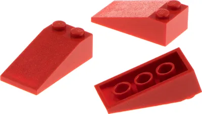 Produktbild von 3x Lego Dachstein 18° 4x2x1 rot Dachziegel schräg Steine Star Wars 4129539 30363