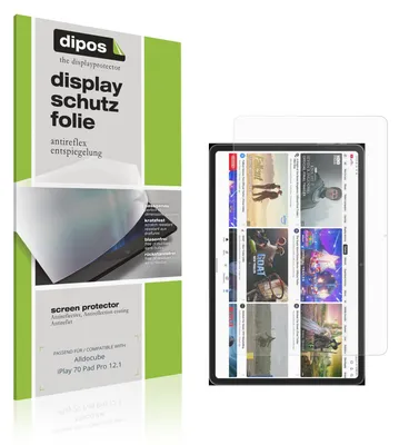 Immagine prodotto di 2x Pellicola Protettiva per Alldocube iPlay 70 Pad Pro 12.1 Protezione Schermo Antiriflesso dipos