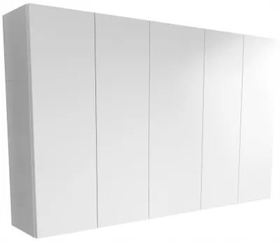 Zdjęcie produktu dla szafka łazienkowa do łazienki 130cm 130x80 wisząca biała matowa biały mat