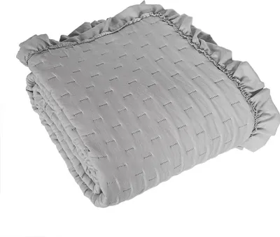 Obrázok produktu pre Prehoz Savola s volánom 170x210 sivý