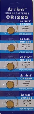 Produktbild von 5 x 3V Lithium Batterie CR 1225 Knopfzelle CR1225