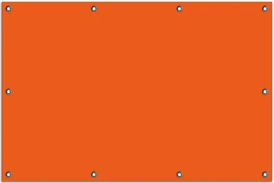Produktbild von Wallario Outdoor-Poster für Garten oder Balkon, Motiv Orange, in ca. 80 x 120 cm