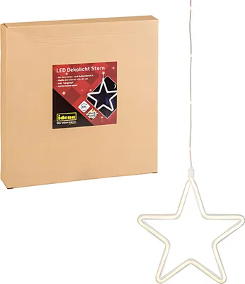 Produktbild von Idena Dekostern LED Dekoleuchte weiß