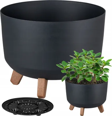 Zdjęcie produktu dla Gracia Anthrazit Blumentopf