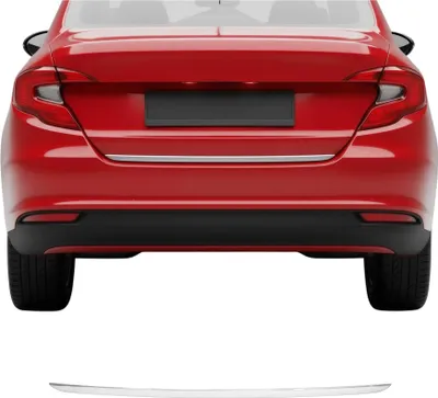 Image de Garniture de Hayon Coffre pour Fiat Tipo 2016-2025 acier inox