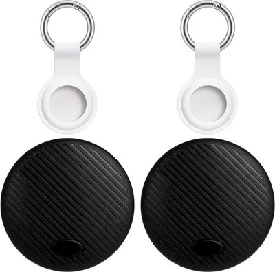 Image de Traceur Smarthand pour retrouver vos objets - Compatible iOS - Étanche IP67 - Localisateur de clés - Portée jusqu'à 50 m - Animaux de compagnie - Clés - Sac - Valise - Portefeuille - Noir.