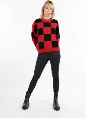 Image de Pull pour femme Speedlight - Rouge, taille XL/XXL