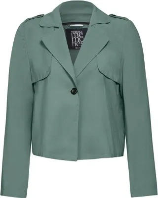 Produktbild von Short Trenchcoat Jkt 15928 seafoam green Größe 38