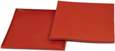 Produktbild von Silikon-Backmatte mit Rand zum Backen und Rouladen 32x32cm