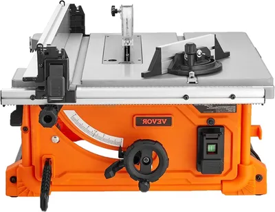 Obrázok produktu pre Okružná píla – Píla s pracovnou doskou – Stolová píla – Drevoobrábací stroj – Píla do dielne – Výkonný motor 1800 W