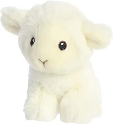 Uni-Toys Plüsch Lamm Weiß – 19 Cm Kuscheliges Schaf Aus Recyceltem Material
