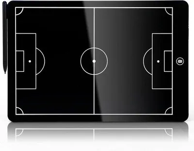 Productafbeelding van Famanu LCD-voetbaltrainingstafel, 16 inch - Elektronisch paneel voor digitale trainingsstrategieën, inclusief pen